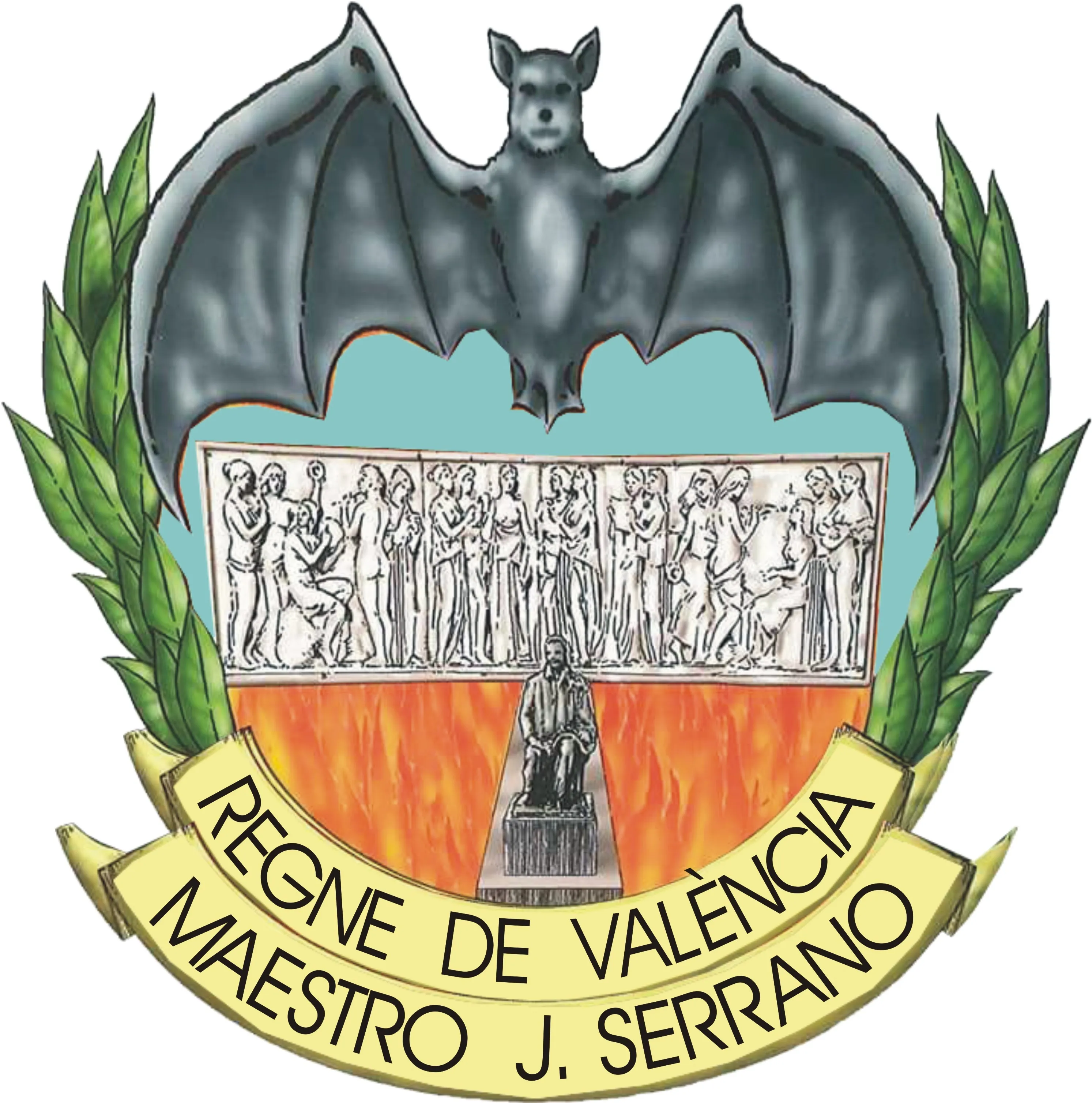 Logo de Falla Regne de Valencia-Maestro Serrano